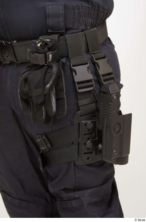 Photos Michael Summers Cop detail of uniform leg lower body…